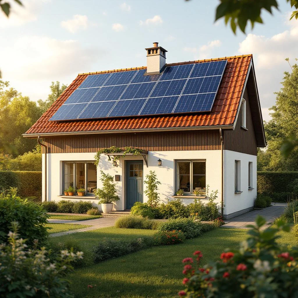 Einfamilienhaus mit Photovoltaikanlage